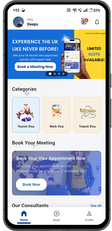 TaskFlow app main screen